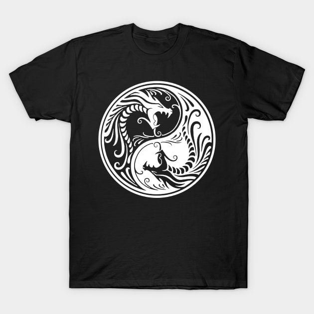 Dragon ying-yang T-Shirt by yukiotanaka